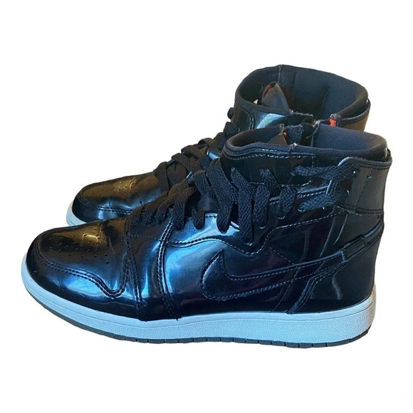 Nike Air Jordan 1 REBEL XX  Womens Black Athletic US 6 Lace Up Pre-owned Sneaker - Picture 1 of 12